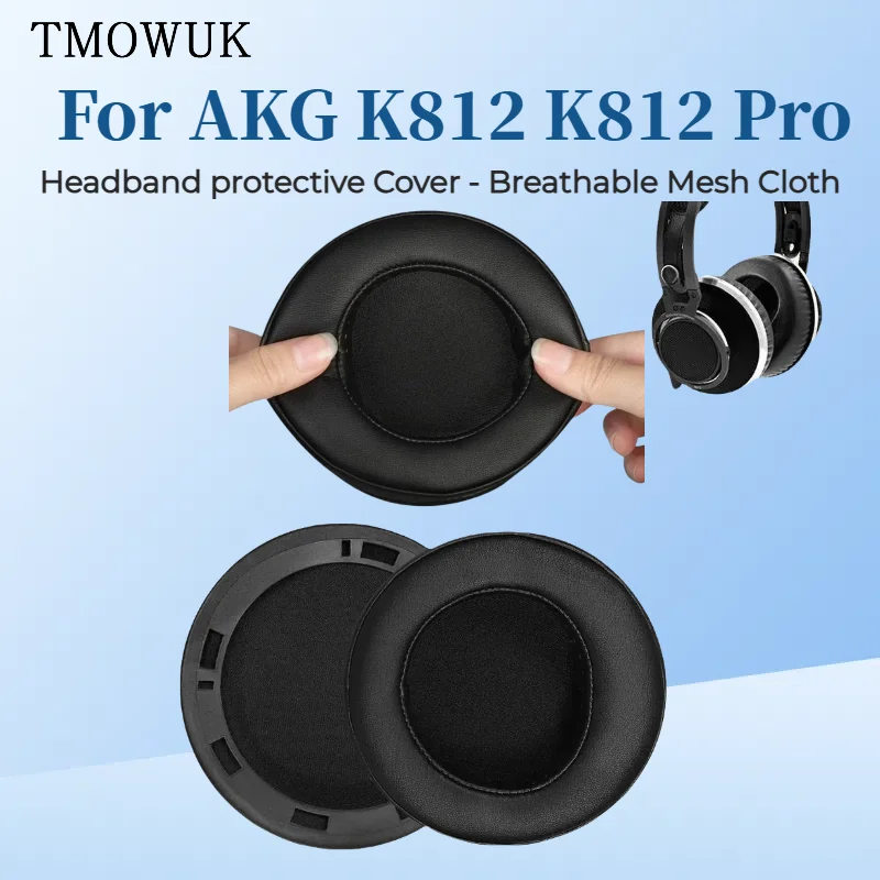 

EarPads Memory Foam Compatible with AKG K812 K812 Pro Headphones Replacement Ear Pads Foam Ear Cushion Repair Parts TOMWUK