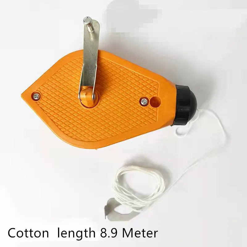 3Pcs/Lot Drywall Marking Level Standard Line Reel Chalk Line Box  Hand-rolled Scriber Orange  Cord  length 8.9Meter - Image 2