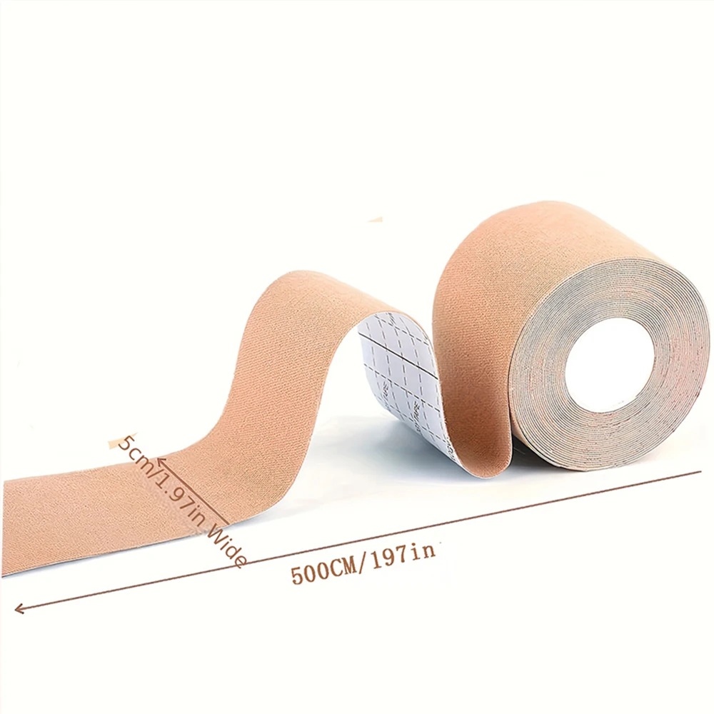 شريط مرن لرفع الثدي، لون البشرة غير مرئي، مسامي، لا يترك أثرًا، مضاد للترهل، حليب مجمع - مثالي بدون حمالات