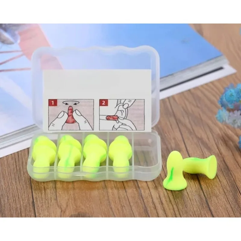 Mini Soft Earplugs Sponge Soundproof Earplugs Anti-noise Sleep Ear Plugs for Snoring