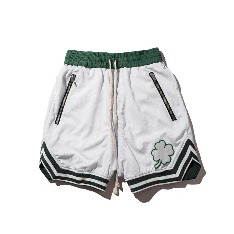 Shorts esportivos masculinos de secagem rápida, corredores até o joelho, moletom masculino, treinamento de ginástica, shorts de corrida, marca, verão