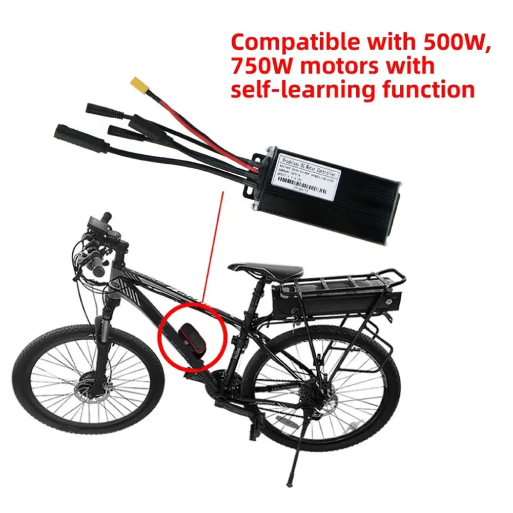 

Brushless Ebike Controller 24V 36V 48V 26A 9FET Sine Wave Trimode for 500W 750W Motor Systems Delivering Efficient Power