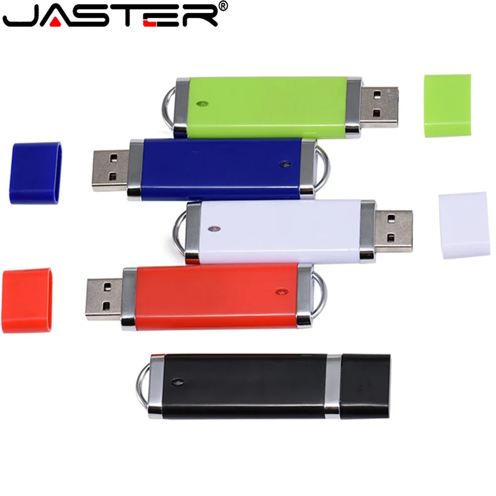 10 PCS LOT USB Flash Drive 128GB LED Light Pen Drive 64GB Free Key Chain Memory Stick 32G Creative Business Gift U Disk Red Blue