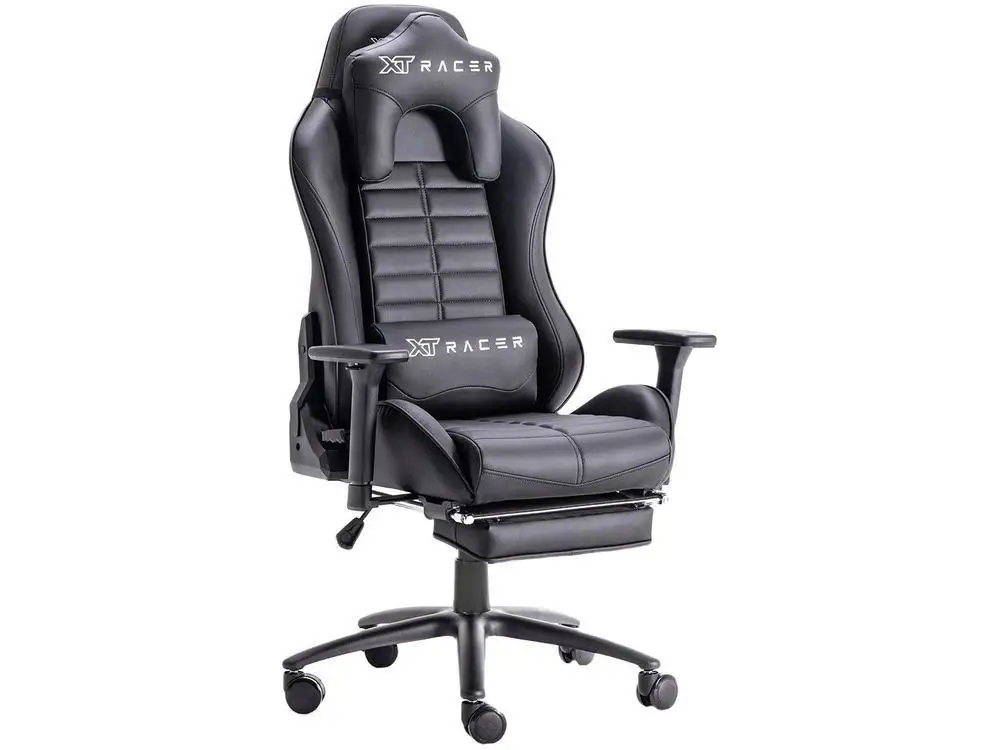 Gamer Chair XT Racer Reclining Swivel Black Platinum W Series