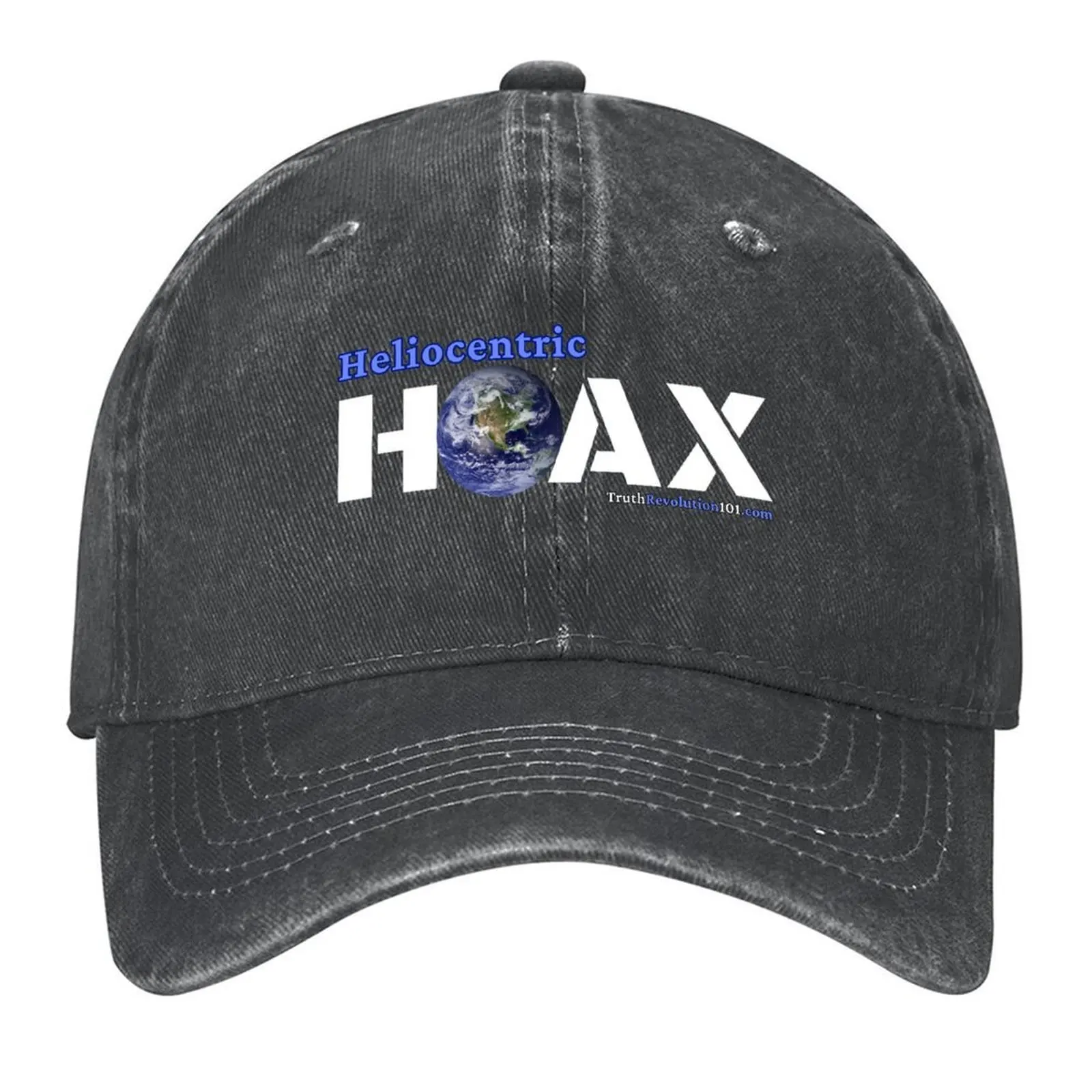 

Blue Marble Hoax Baseball Cap Sun Cap Trucker Hat Luxury man cap funny hat Golf Wear Men Women's