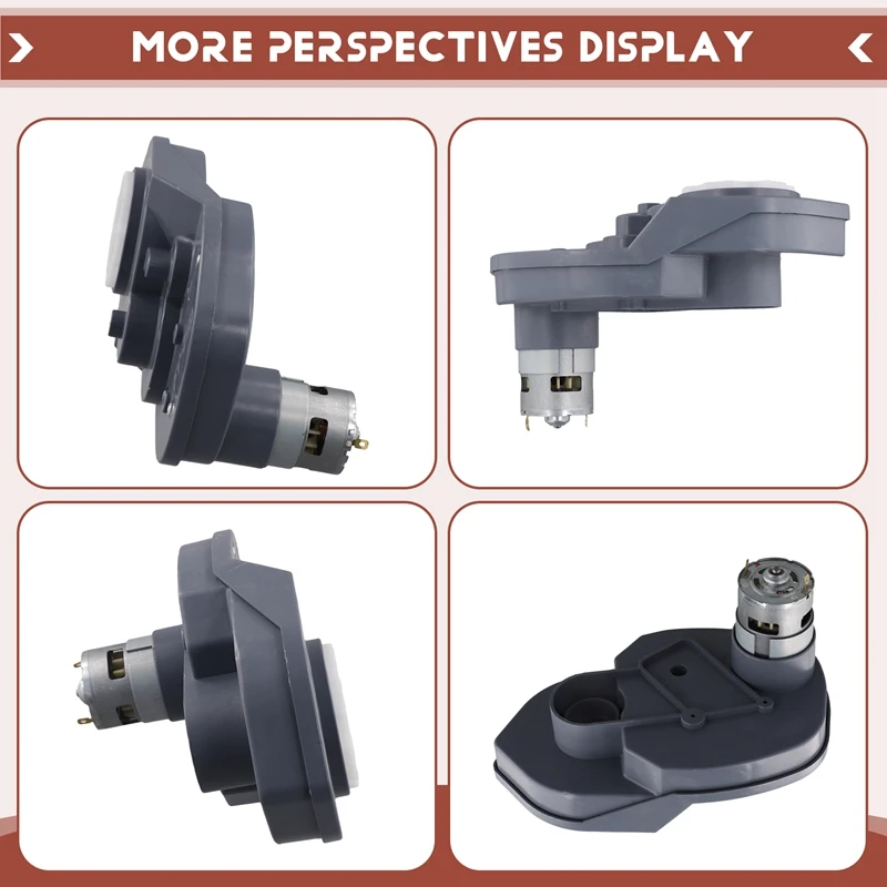 มอเตอร์เกียร์ RS755 เด็กไฟฟ้ารถมอเตอร์ 24 16000RPM เกียร์ของเล่นไฟฟ้ารถสําหรับรีโมทคอนโทรลรถ