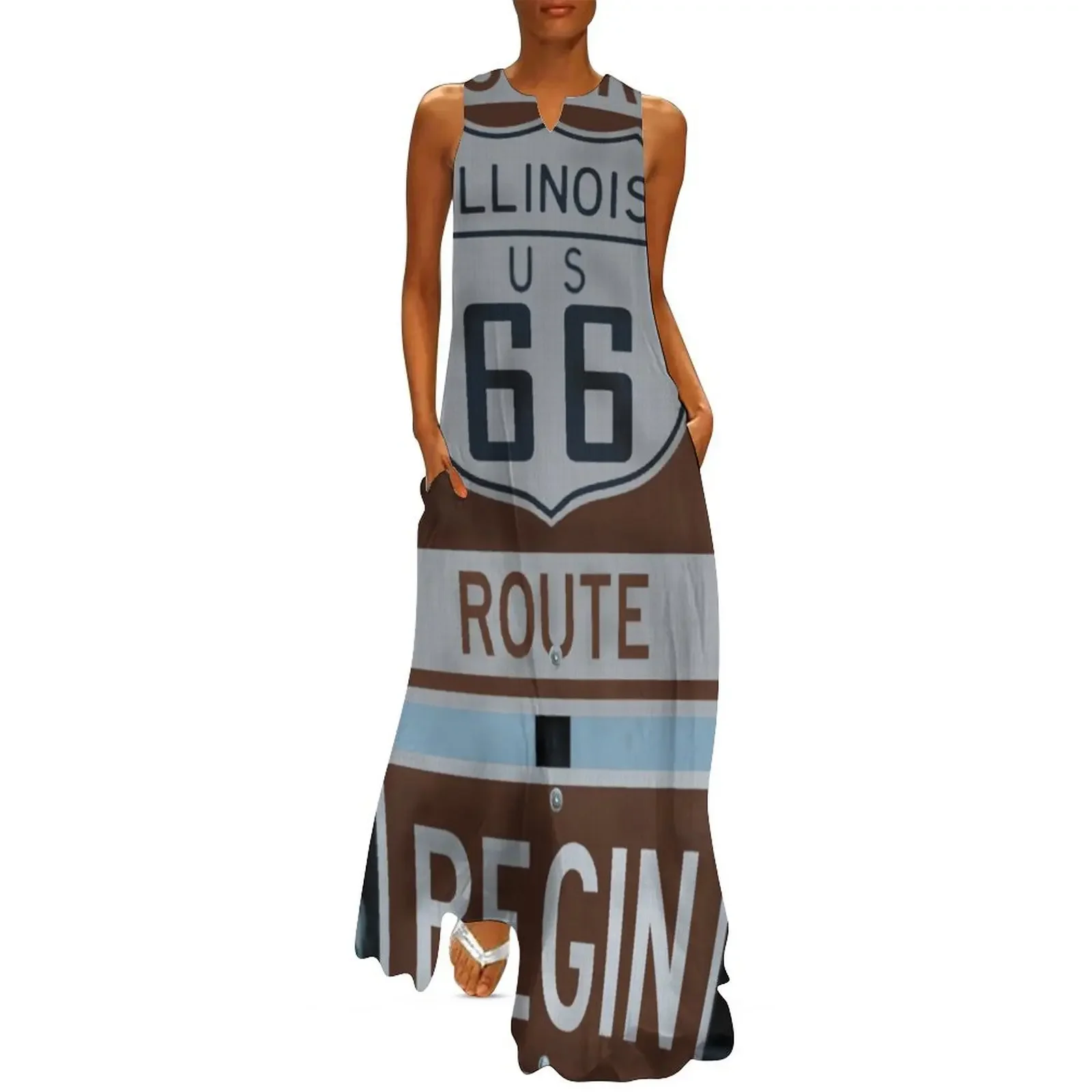 

Route 66 Begin Long Dress women's luxury party dress summer dress summer clothes dresses women summer 2025