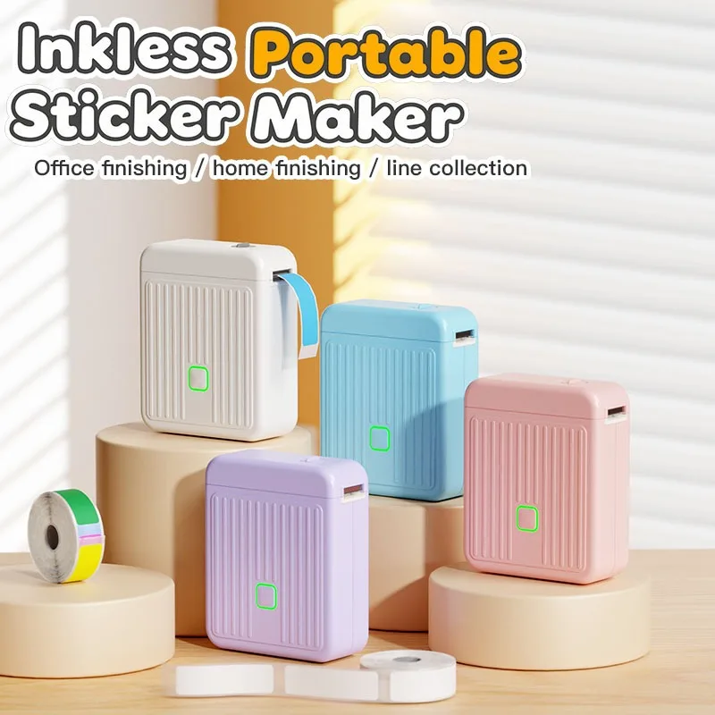 

T01 Wireless Mini Portable Printer Smart Label Printer Mobile Phone For Thermal Adhesive Sticker Labeling Maker Machine