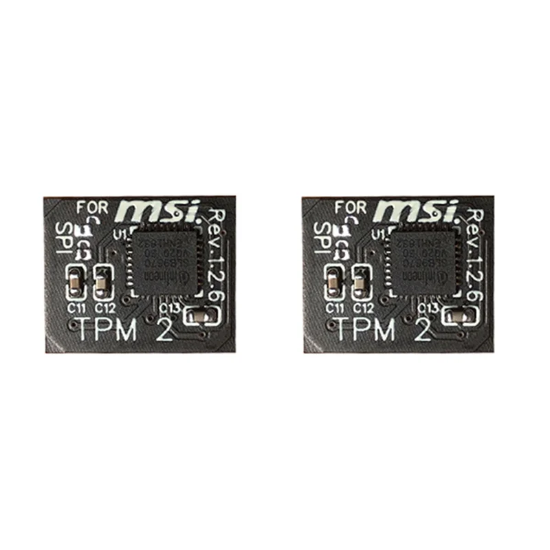 

ABT-2X TPM 2.0 Encryption Security Module Remote Card 12 Pin SPI TPM2.0 Security Module For MSI Motherboard