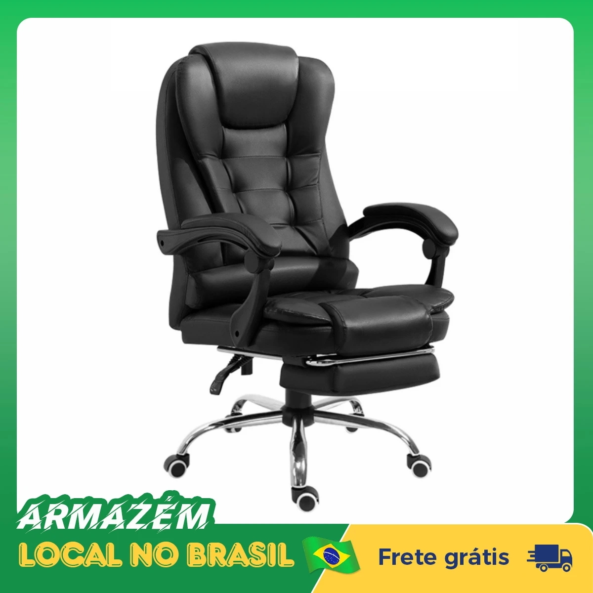 Python Fly Premium Ergonomischer Bürostuhl – Lordosenverstellung 90er ° -150 ° Sitz Kunstleder 150kg Ständer