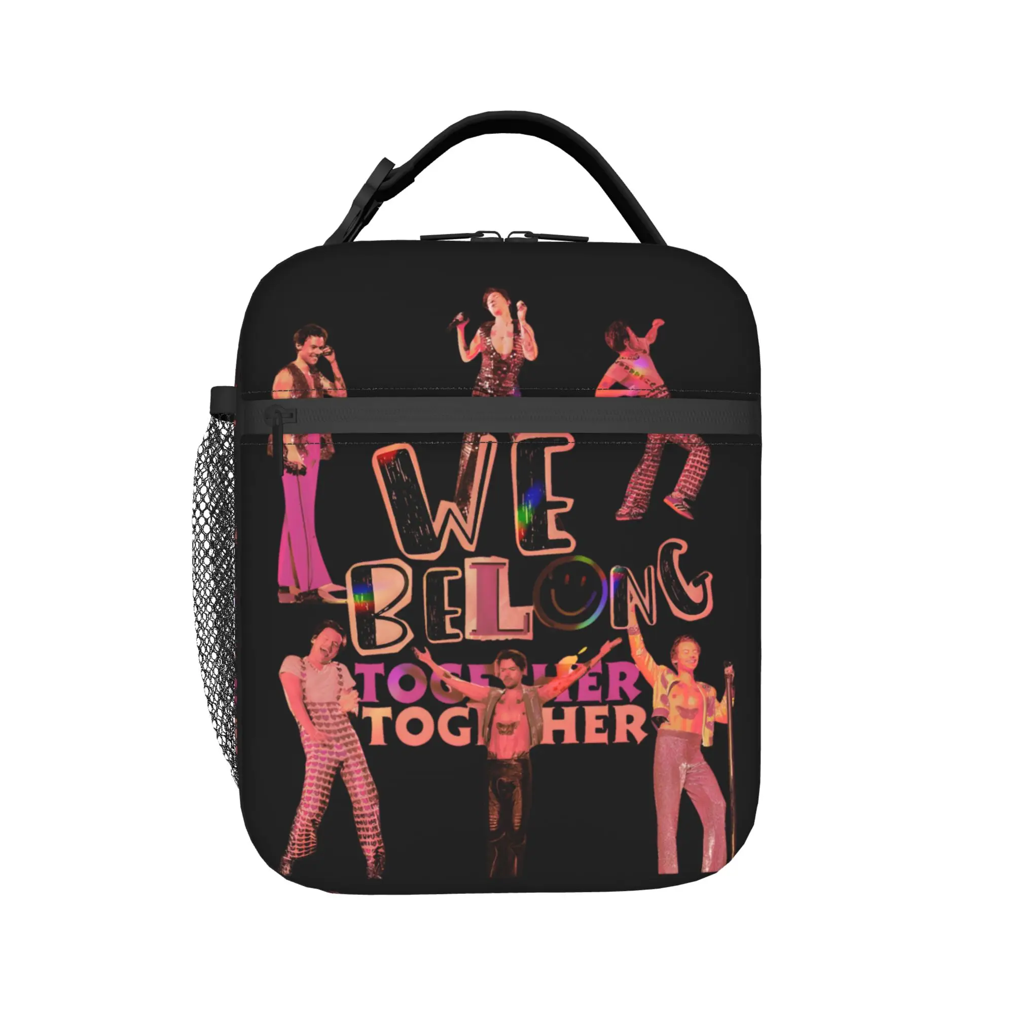 Sac à déjeuner isotherme Harrys Styles We Belong Together 2026 pour l'école, boîte à bento portable, boîte à déjeuner thermique pour hommes et femmes
