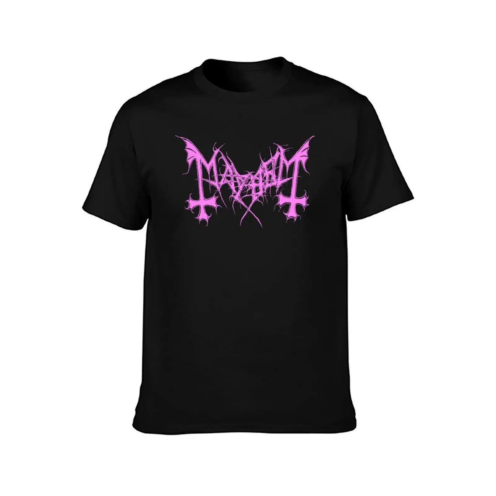 Mayhem - Norway Band - Original Logo - Fanart Pink Edition T-Shirt valentines clothes graphics korean fashion t shirt men