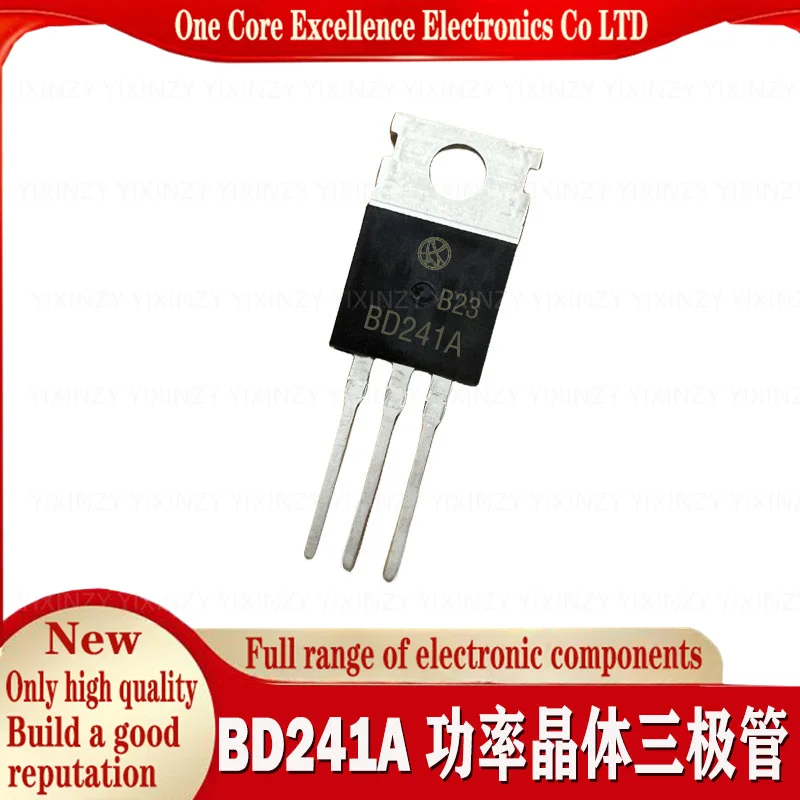 10PCS BD241A BD241B BD241C BD244C BD242A TO220 MOSFET FET Diode Triode Integrated IC