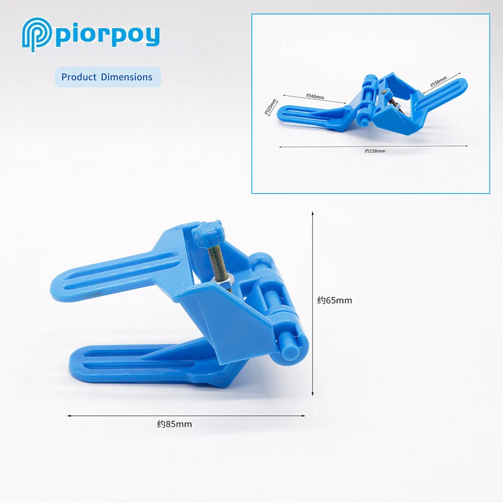PIORPOY 5or10pcs/Set Dental Disposable Articulator Plastic Frame Dental Articulator Plastic Jaw Frame Denture Material Tools
