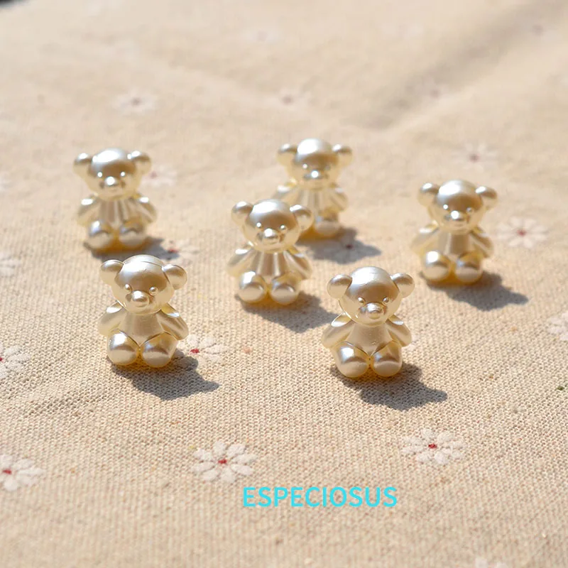 Multi Color Cute Bear Beads 19MM Lovely Acrylic Charms For Bracelet Making Departments DIY Fashion Jewelry Making Accessories