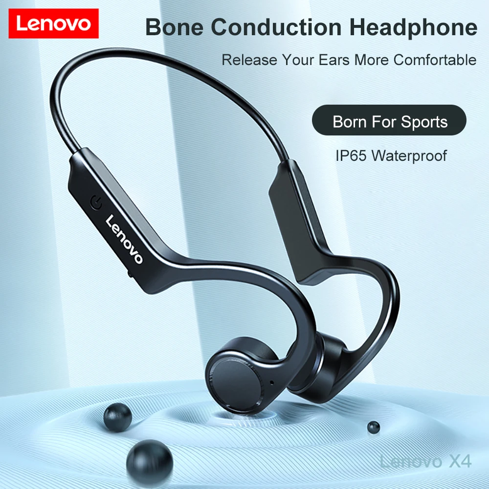 Lenovo-Bluetoothワイヤレスヘッドセット,x3/x4/x5,True骨伝導イヤホン
