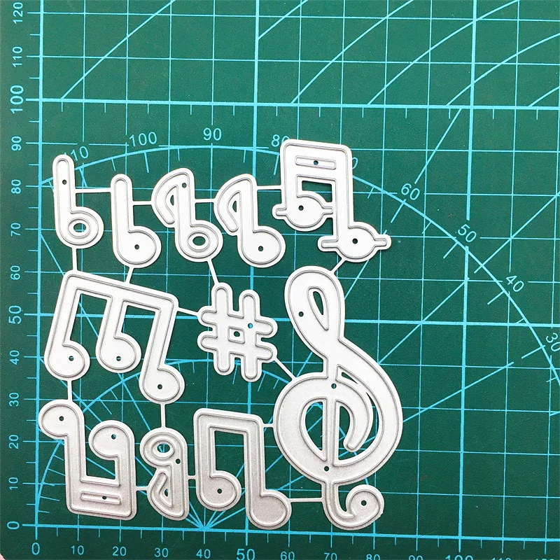 New Music Notation Metal Cut Dies Stencils for Scrapbooking Stamp/Photo Album Decorative Embossing DIY Paper Cards