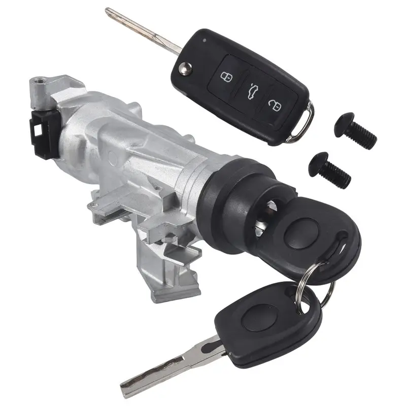 Ignition Switch Lock Cylinder Assembly With Remote Control Key For VW Passat 2012-2019 1K0905851B, ILA740