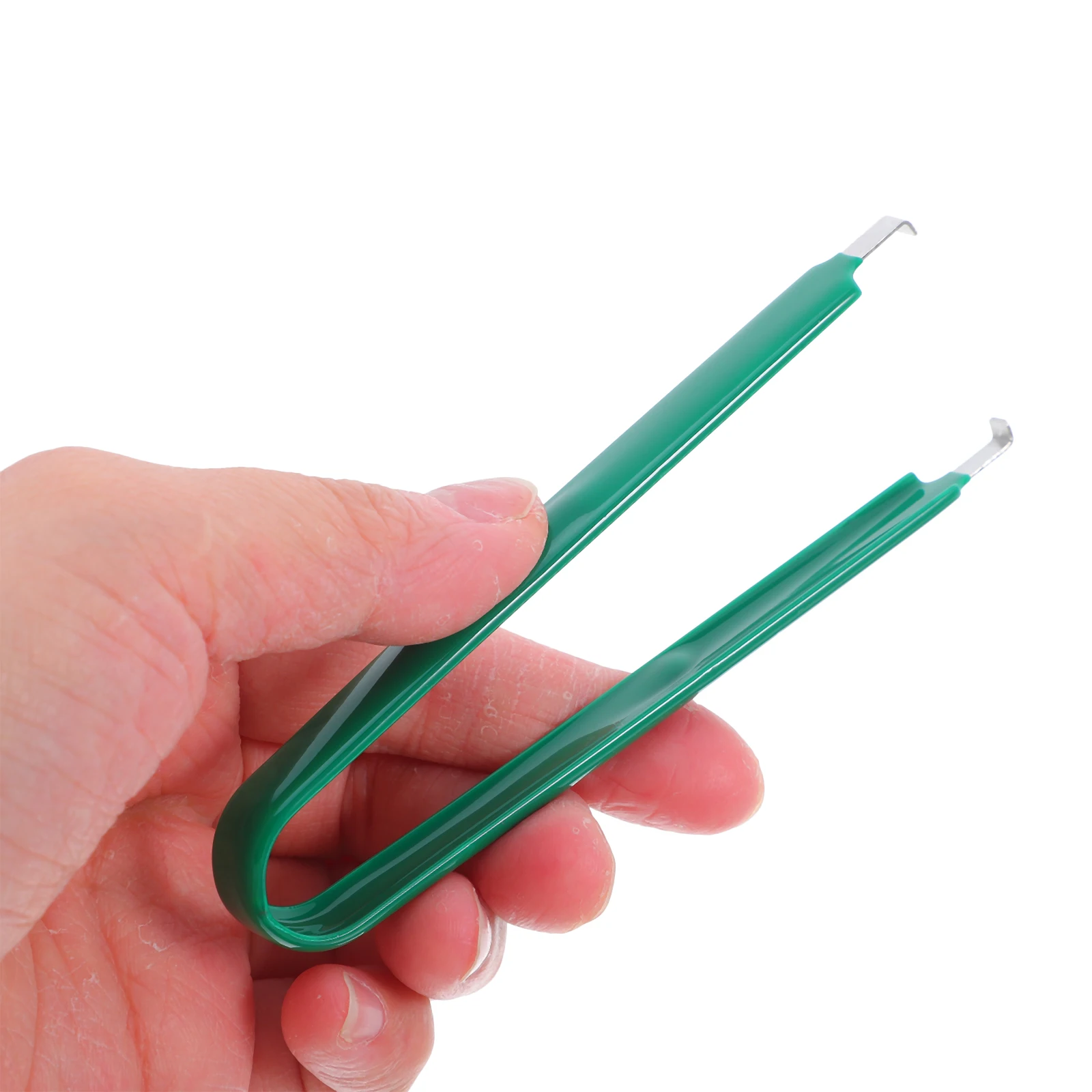 

U Shaped IC Chip Puller Clip Extractor Pliers DIP Components Green Metal Handle Tool Kit Component Remover Electronic Catcher