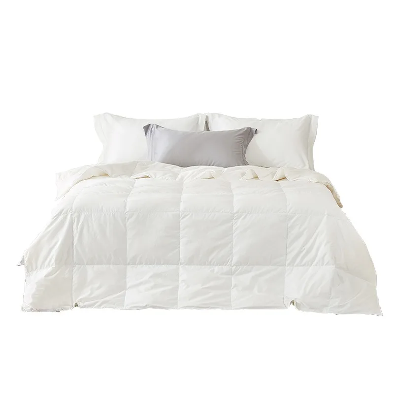 Four Seasons Down Quilt 95 White Goose Down Quilt Air Conditioning Quilt Core Breathable Summer Washable Summer Cool Quilt