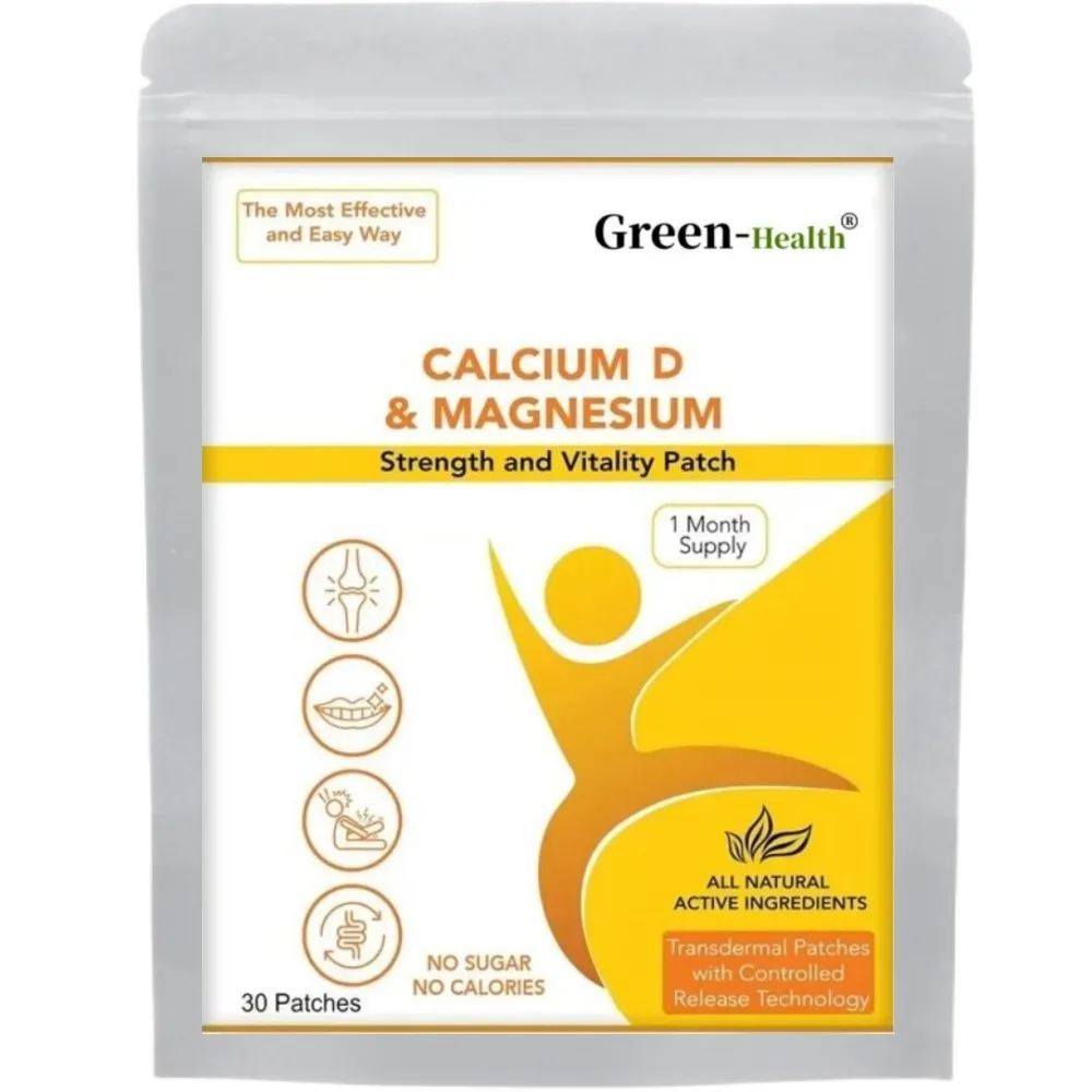 

Calcium Magnesium And D Transdermal Patches – 30 Patches One Month Supply