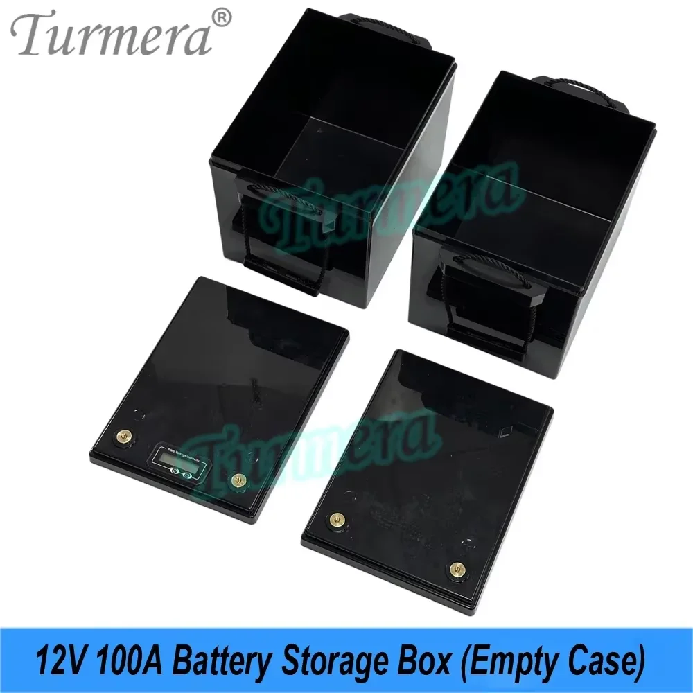 12V 100A Puste pudełko na akumulator Zestawy do samodzielnego montażu Szyna zbiorcza 12.8V 100A BMS dla 4S CATL 3.2V 120Ah Lifepo4 Akumulator Wymień kwasowo-ołowiowy Turmera — zdjęcie produktu 3