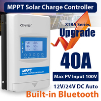 40A MPPT Solar Charge Controller Inside Bluetooth EPEVER XTRA4210N G3 BLE Charger Regulator 12V24V Battery Auto Identify LCD