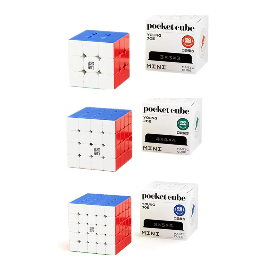 [JudyCube] YJ MINI Pocket Cube 3x3 4x4 5x5 Magnetic Magic Cube YongJun Magnetic Cubes Toys For Kids Gift Toy Cubo Magico