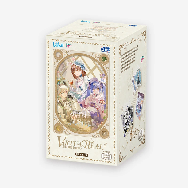 2025 Flash Soul  Virtual Idol Collection Card Wonderland Pack First Collection Card Blind Box Boy Girl Gift Toy