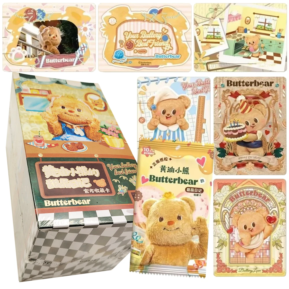 

Genuine Butter Bear Collection Card Dessert Shop Classic IP Cute Cartoon Star Limited Card Toys Boys and Girls Precious Gifts