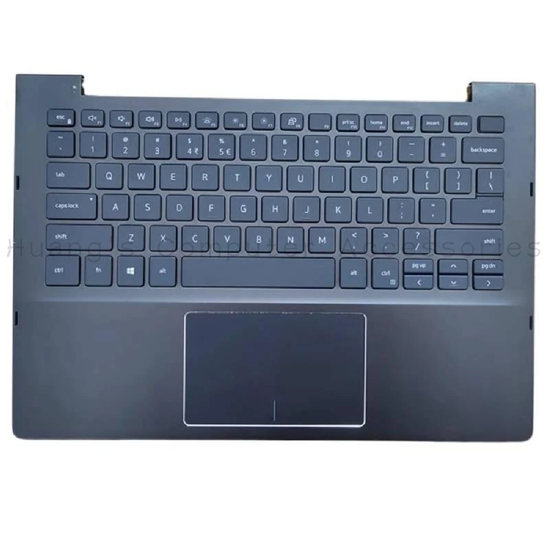 S+95% New Original Palmrest Keyboard Upper Case 0ND1K9 0VPXJW For Dell Inspiron 7390 7391 2-in-1 Black Silver Replacement