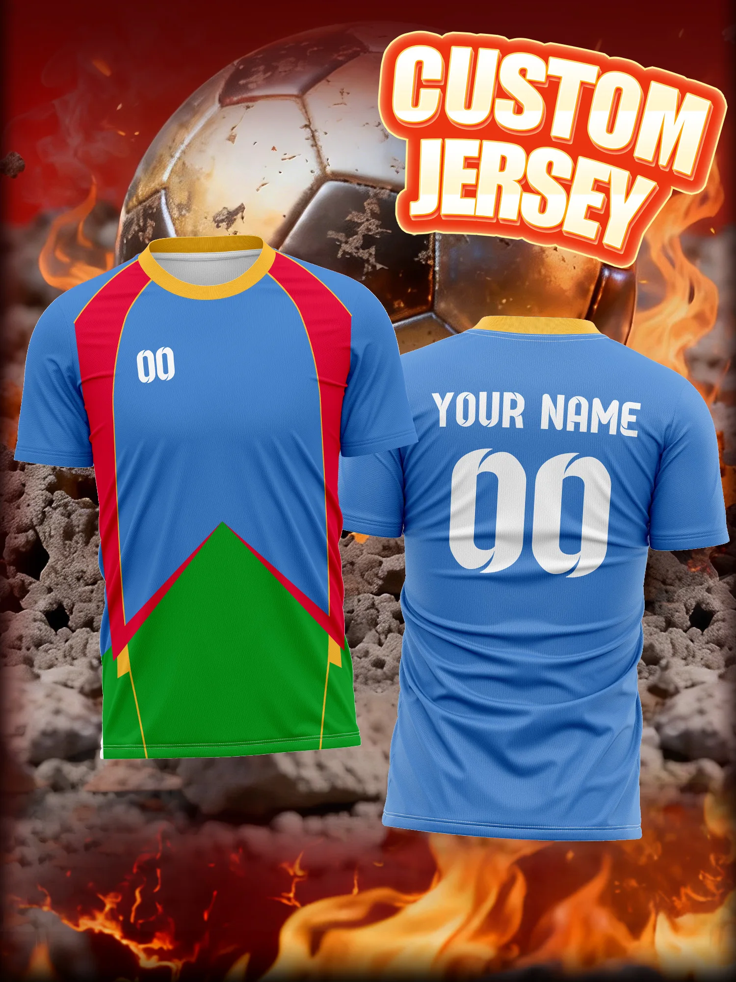 

Футболка для футбола с индивидуальным фото, именем и номером, в расслабленном стиле, для повседневной носки и занятий спортом