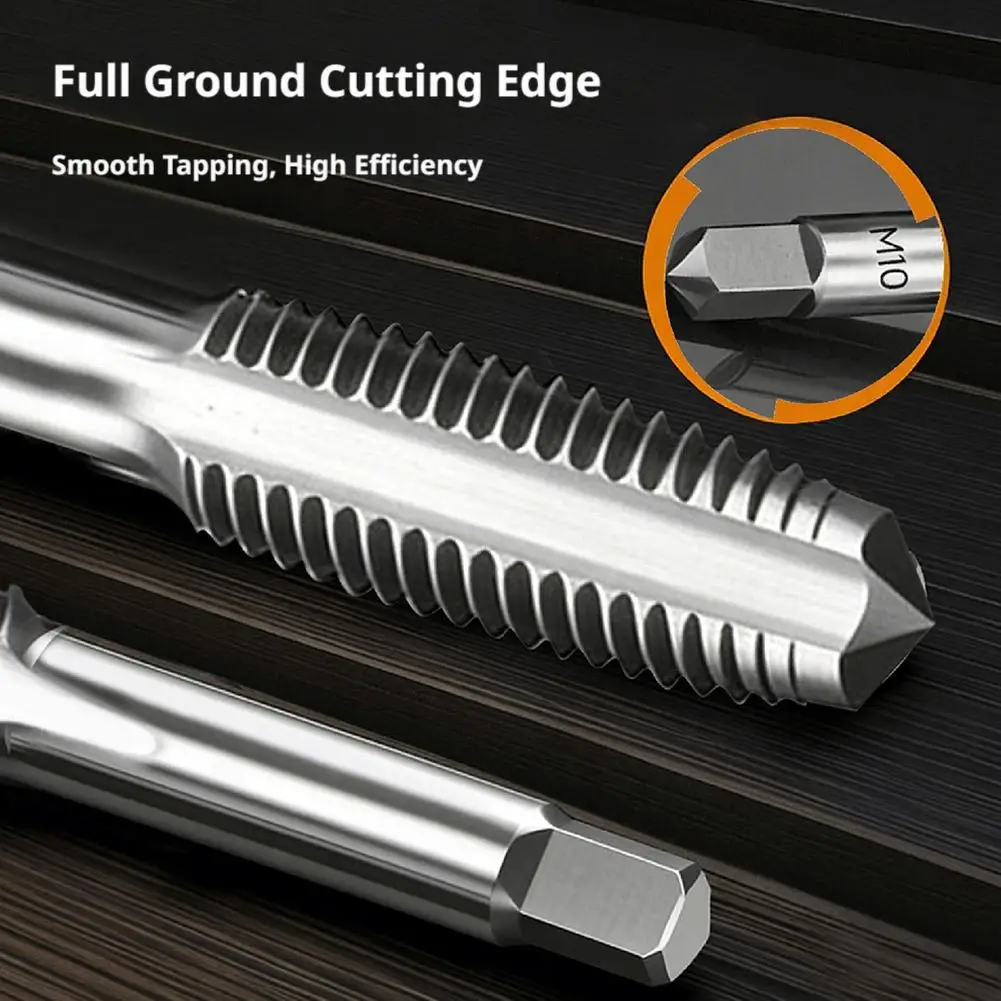 Hand Thread Tap Die Combo Durable Manual Internal Thread Making Tool For Workshop Daily Maintenance Metal Working Use