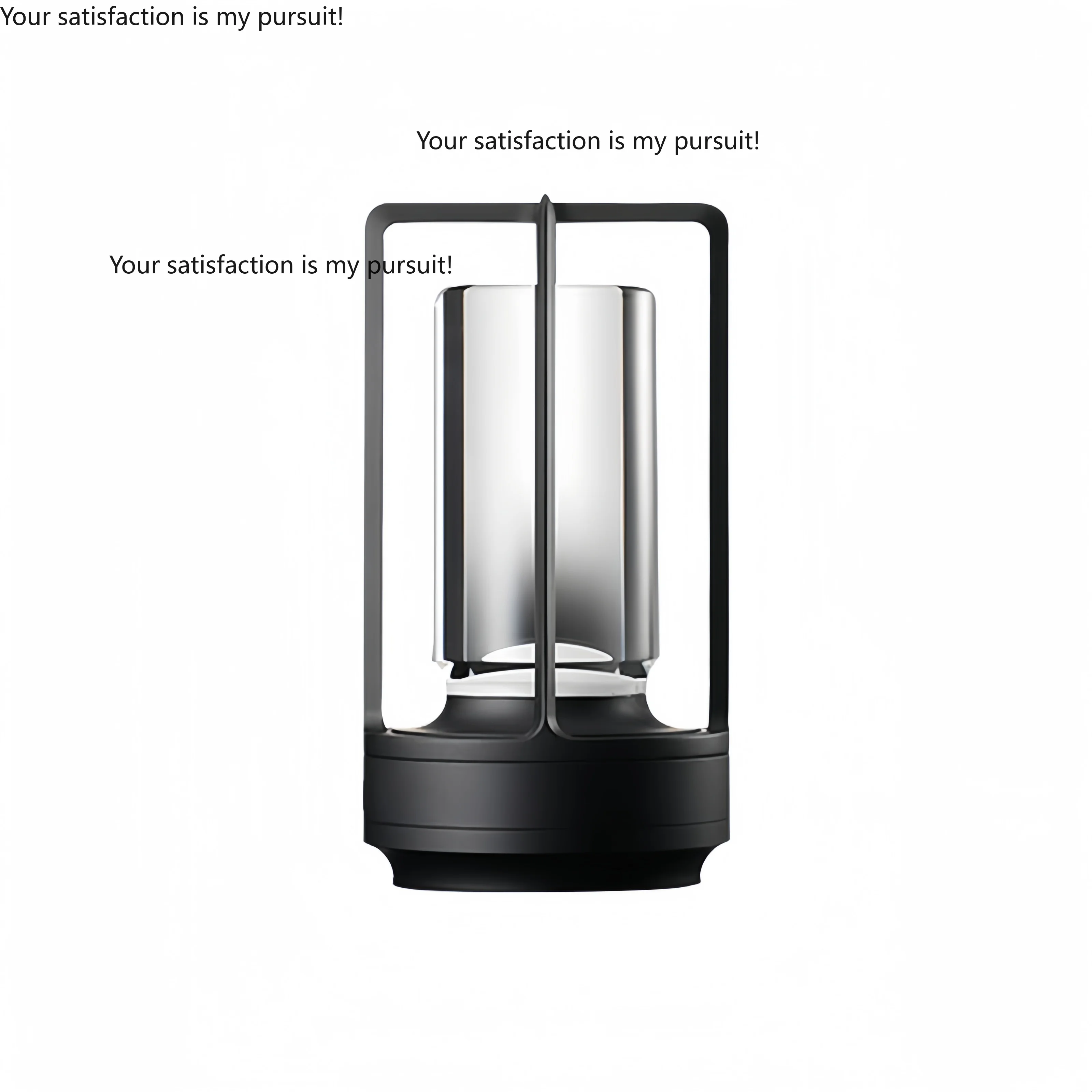 Vintage Industrial Rechargeable Table Lamp Minimalist Ambient Light For Cafe Bar Camping Bedside Outdoor