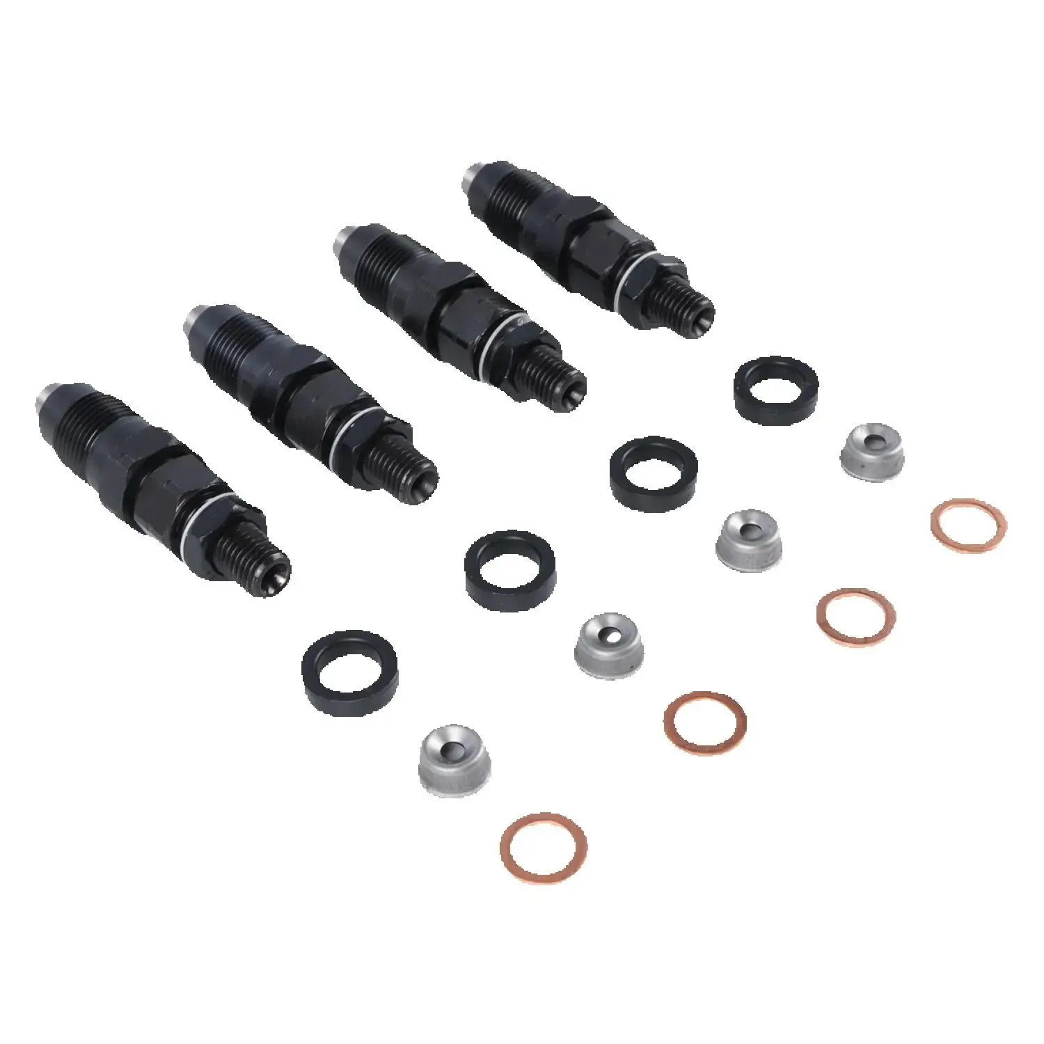 4Pcs New Diesel Fuel Injector Set FOR Toyota Hilux Surf Prado 1KZ-TE 3.0L