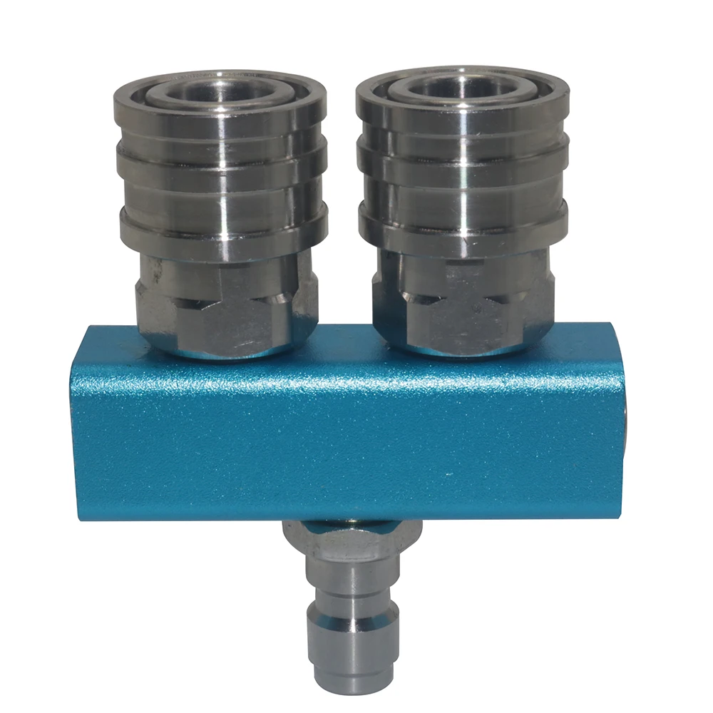 Ultra high pressure cleaning machine with dual nozzles Pressure Washer Dual Nozzle Quick Connectors 1/4 inch Double Sprayer Tips
