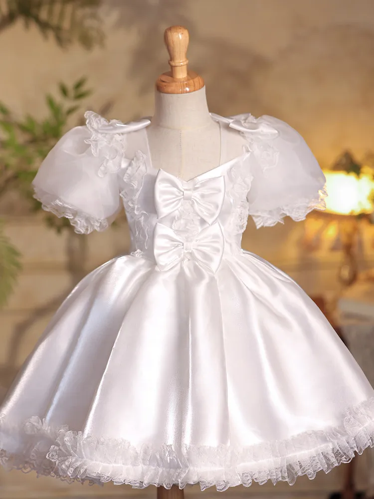 2026 Neues Kinder-Partykleid Klavier-Auftrittskleid Geburtstag Hochzeit Blumenmädchenkleid A5033 Großhandel Mädchen-Abendkleider – Detail 3