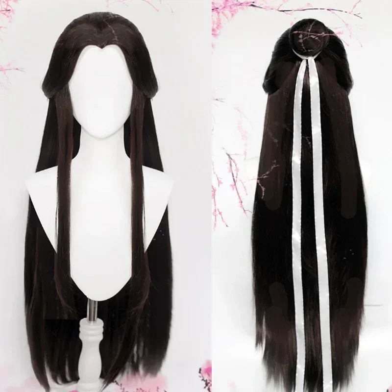 Anime Heaven Official'S Blessing Cosplay Xie Lian Wig Black Hair Tian Guan Ci Fu Hanfu Wigs Men Halloween Props MN9