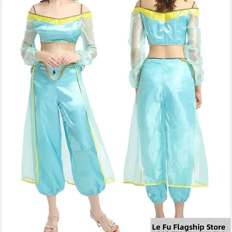 Disfraz de actuación de Oriente Medio de loween, traje étnico para escenario, traje tradicional para mujer para ocasiones festivas