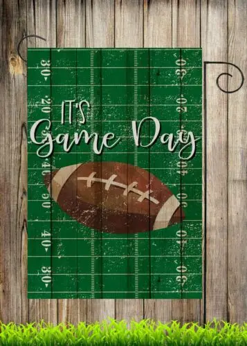 It's Game Day  Garden Flag   ~    Double Sided Quality WWL UUN