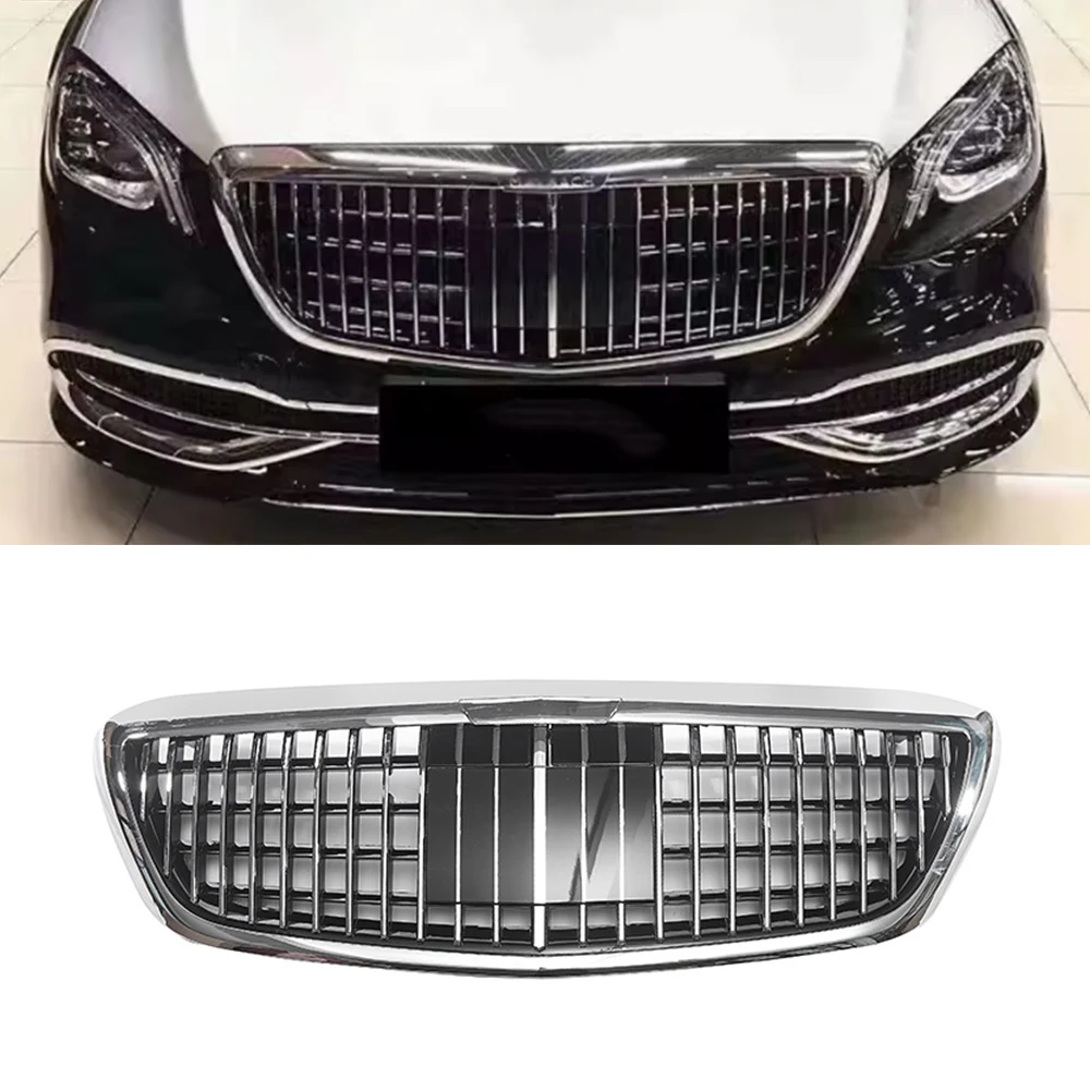 Front Grille Grill Tuning Grills For Mercedes-Benz W222 S-Class S320 S400 S350 S500 S450 2014-2019 Upgrade For Maybach Style