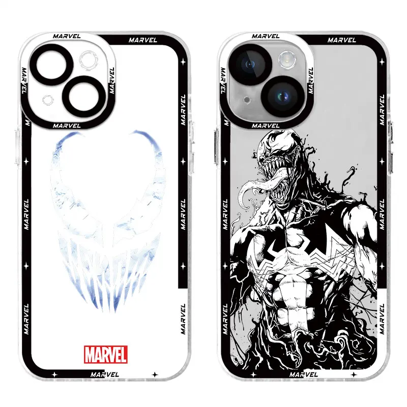 Angel Eye Case For Apple iPhone 11 14 15 Pro Max 13 12 Mini 7 8 Plus XR X XS 6 6S SE Phone Cover Marvel Superhero Venom Cool