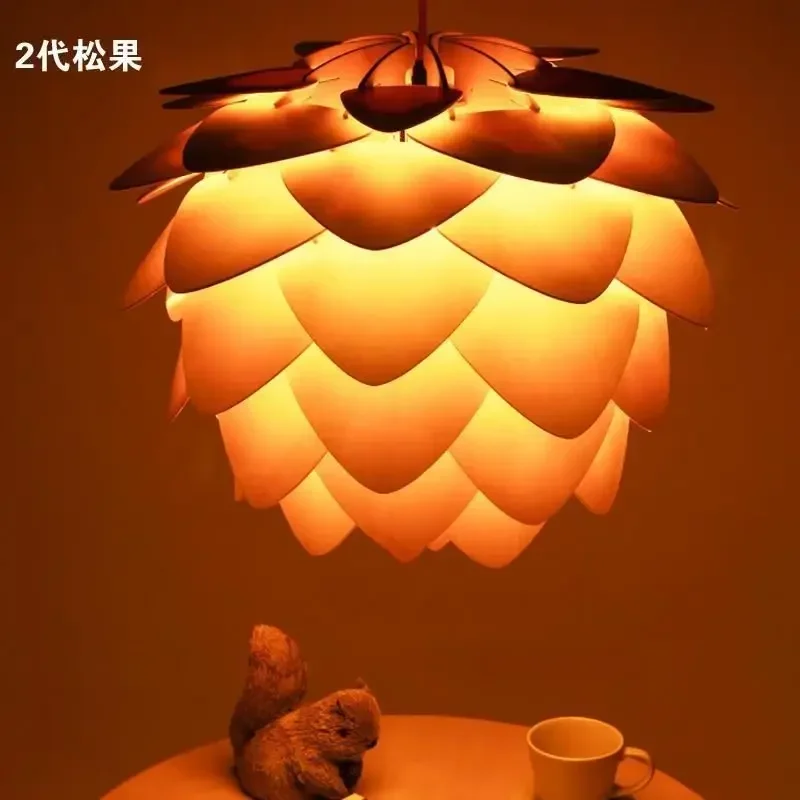 Modern Log Pinecone Pendant Lights Italian Designer LED Living Room Restaurant Bedroom Ceiling Pendant Lamp Interior Lighting