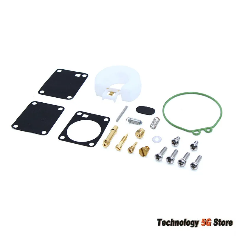 

Outboard Marine Engine Carburetor Repair Kit for Tohatsu Mercury 2 Stroke 5 HP