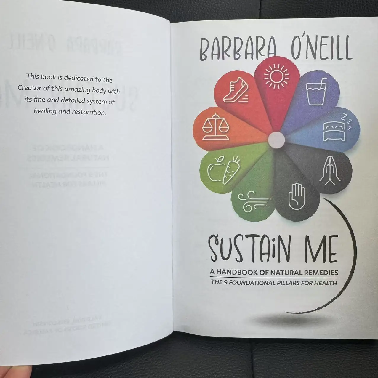 توفر كتاب Sustain Me بواسطة Barbara O'Neill رؤى ملهمة لتحسين الحياة/التحفيز الذاتي/التعديل النفسي