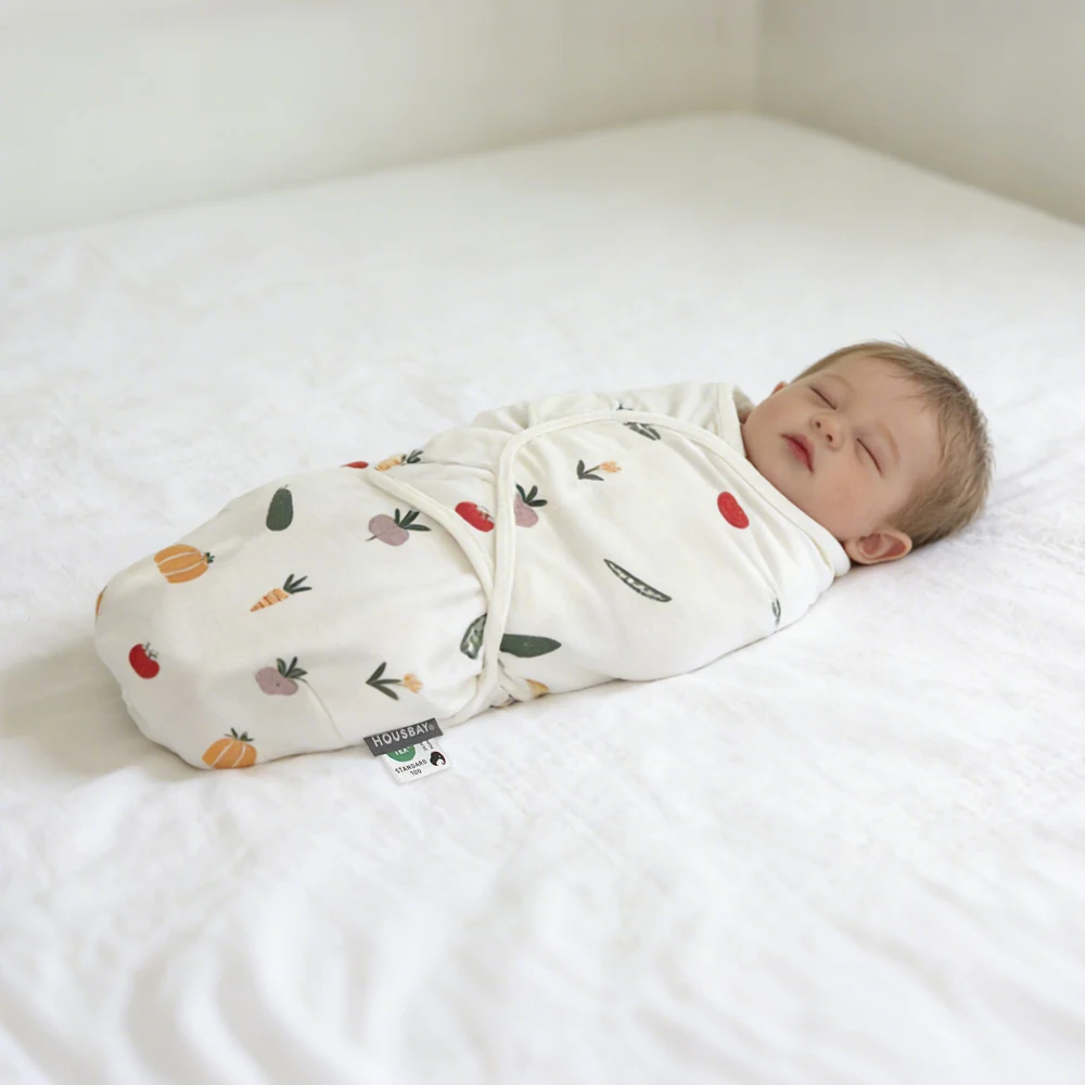 0-6Months Newborn Baby Sleeping Bag Summer Thin Soft 100% Cotton Comfort Newborn Swaddle Wrap Anti Startle Baby Sleepsack