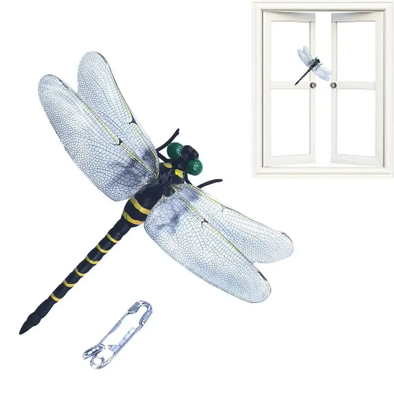 Miniature Dragonfly Figurines, Realistic Mini Figure, PVC Art, Simulação Modelo Animal