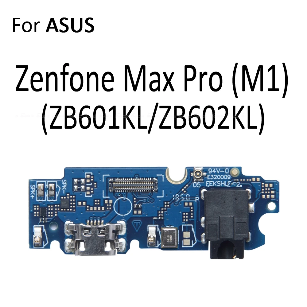USB Charging Port Dock Plug Connector Charger Board Microphone Flex Cable For Asus Zenfone Max Pro Shot Plus Live GO M1 M2