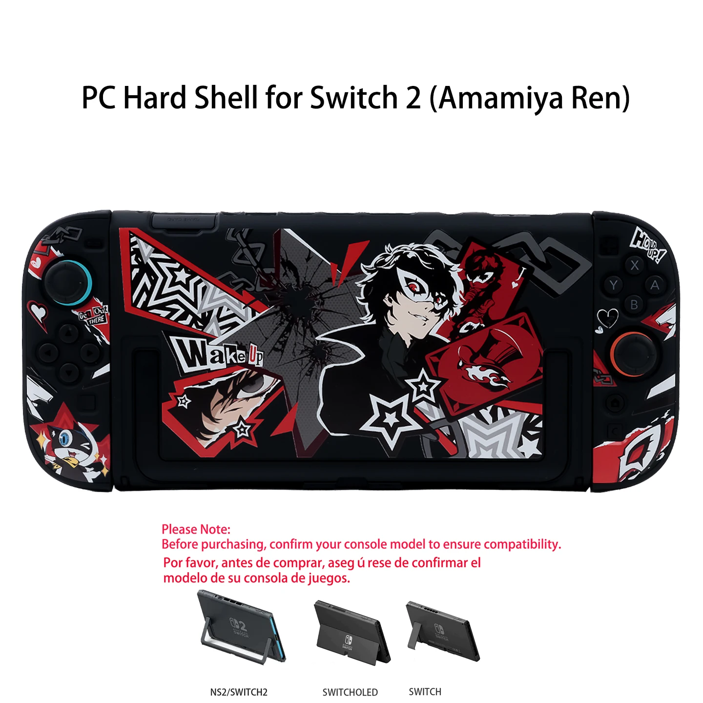 Manga-Inspired Protective Shell compatible with Nintendo Switch