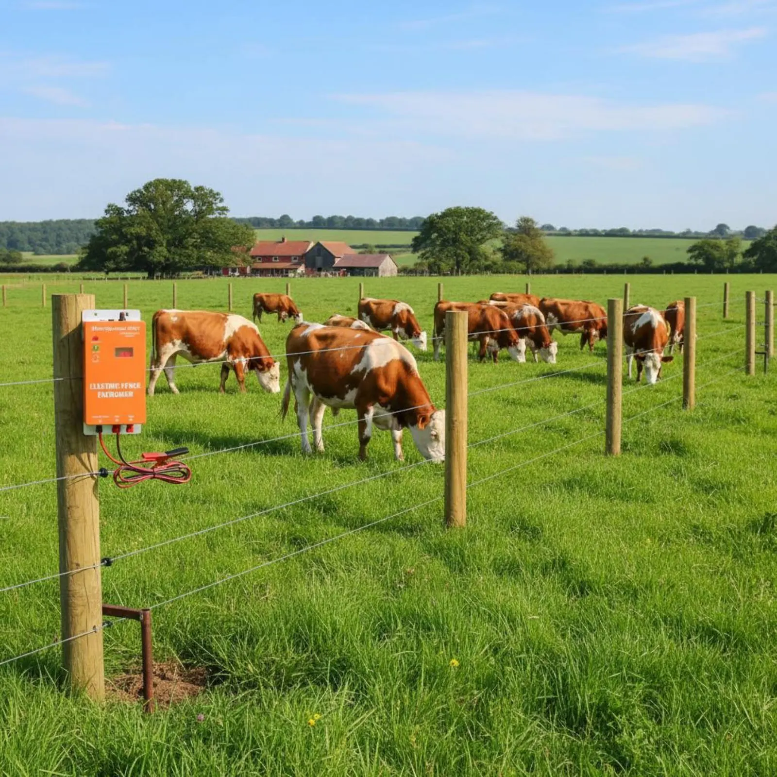 

Electric Fence Energiser Twin Power Input Twin Power High-Power Fence Energiser Farming Equipment Energy Saving for Ranchers